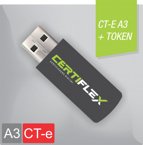 Certificado Digital para Transportadoras A3 em token (CT-e A3)