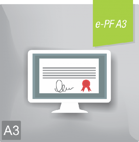Certificado Digital para CONTADOR (e-PF A3) 3 anos
